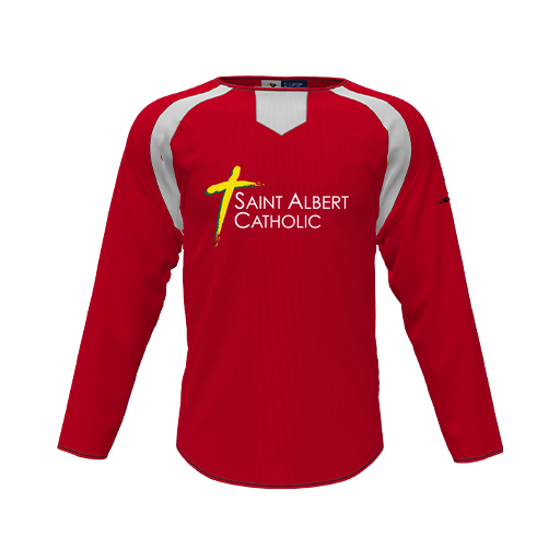 [CUS-DFW-PULL-FLC-CNK-LSL-RED-YS-LOGO3] Pullover (Youth S, Red, Logo 3)