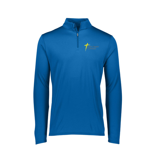 [FTLQFLRY-FAXS-LOGO1] Decker Women's Flex-Lite 1/4 Zip Shirt (Female Adult XS, Royal, Logo 1)