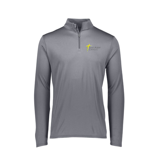 [FTLQFLGY-FAXS-LOGO1] Decker Women's Flex-Lite 1/4 Zip Shirt (Female Adult XS, Gray, Logo 1)