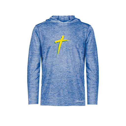 [FOLHCGRY-AS-LOGO2] Decker Men's Charge Hoodie (Adult S, Royal, Logo 2)