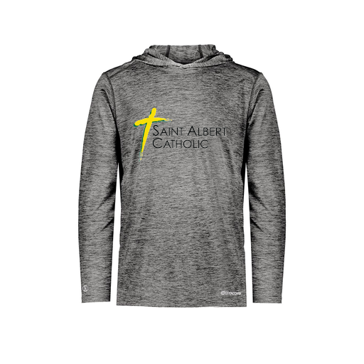 [FOLHCGBK-YS-LOGO1] Decker Youth Charge Hoodie (Youth S, Black, Logo 1)