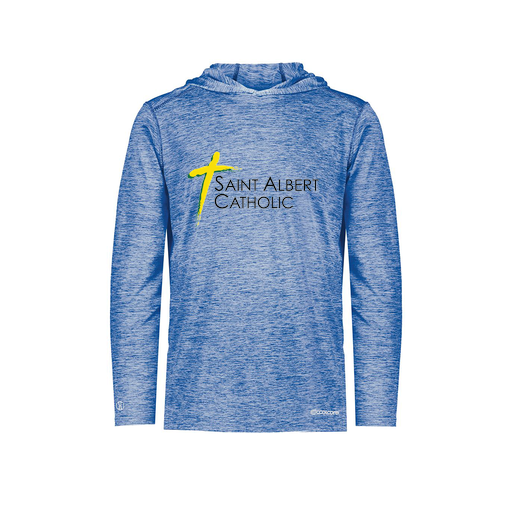 [FOLHCGRY-YS-LOGO1] Decker Youth Charge Hoodie (Youth S, Royal, Logo 1)